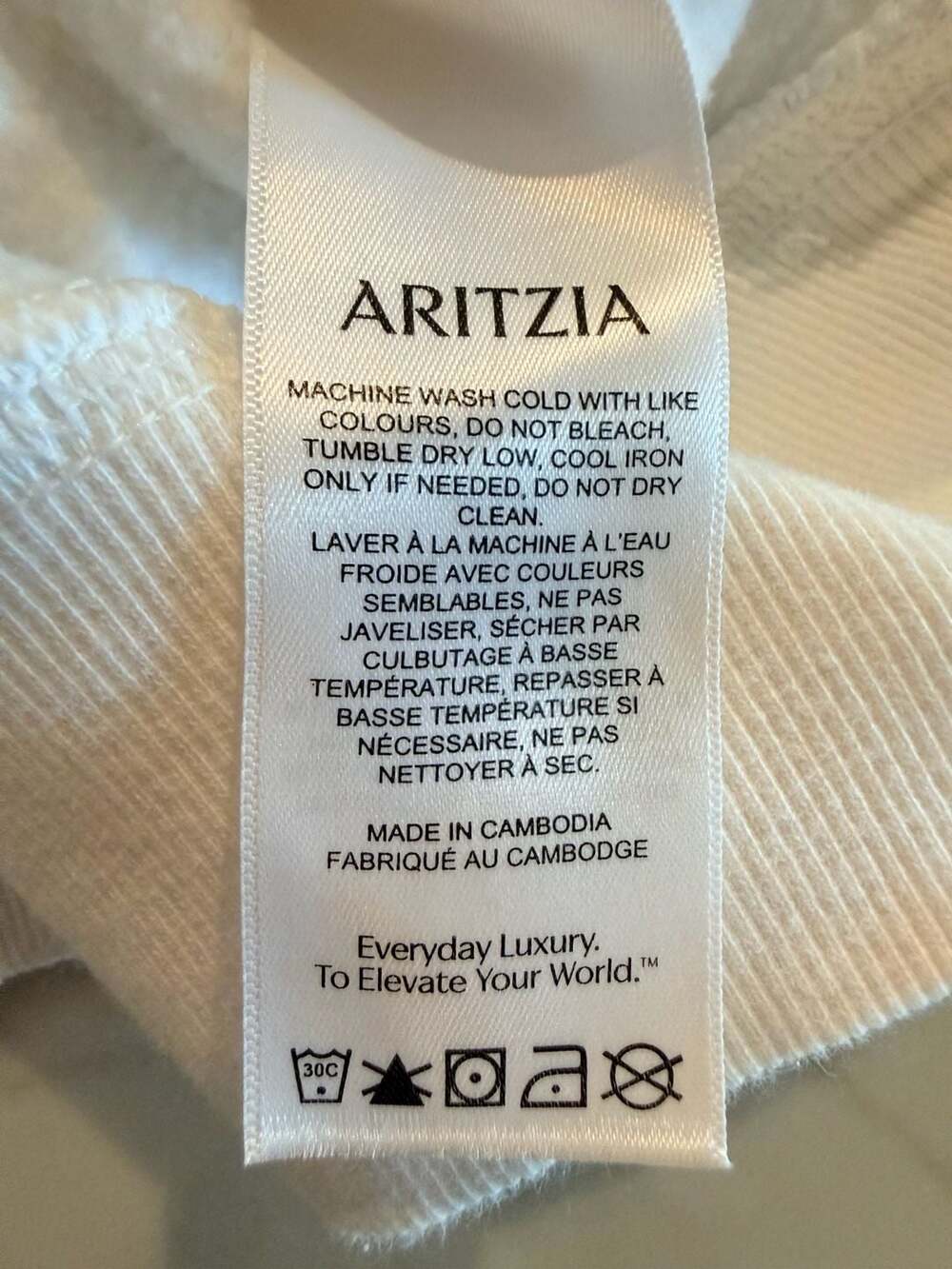 Aritzia Sweatfleece Mega Fit Cozy Fleece Hoodie Size S 0822 - Picture 4 of 9